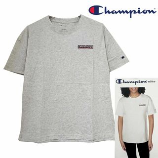 チャンピオン(Champion)の新品 XL ★ Champion チャンピオン レディース 半袖Tシャツ グレー(Tシャツ(半袖/袖なし))