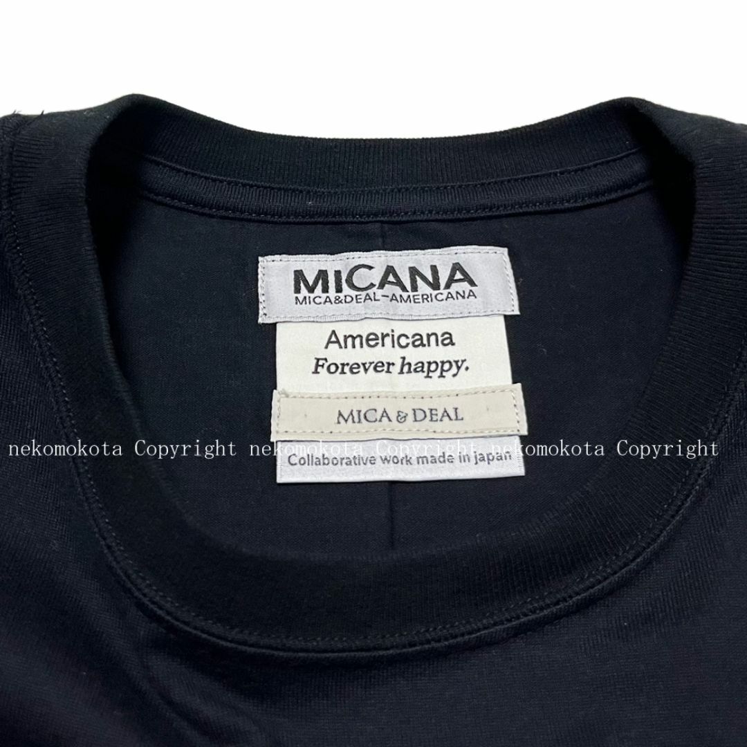 AMERICANA(アメリカーナ)のMICANA アメリカーナ mica&deal カレッジ Tシャツ マイカーナ レディースのトップス(Tシャツ(半袖/袖なし))の商品写真