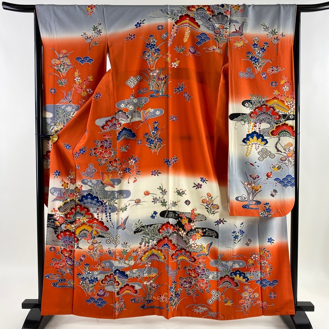 振袖 身丈165.5cm 裄丈66cm 正絹 名品 【中古】 レディースの水着/浴衣(着物)の商品写真