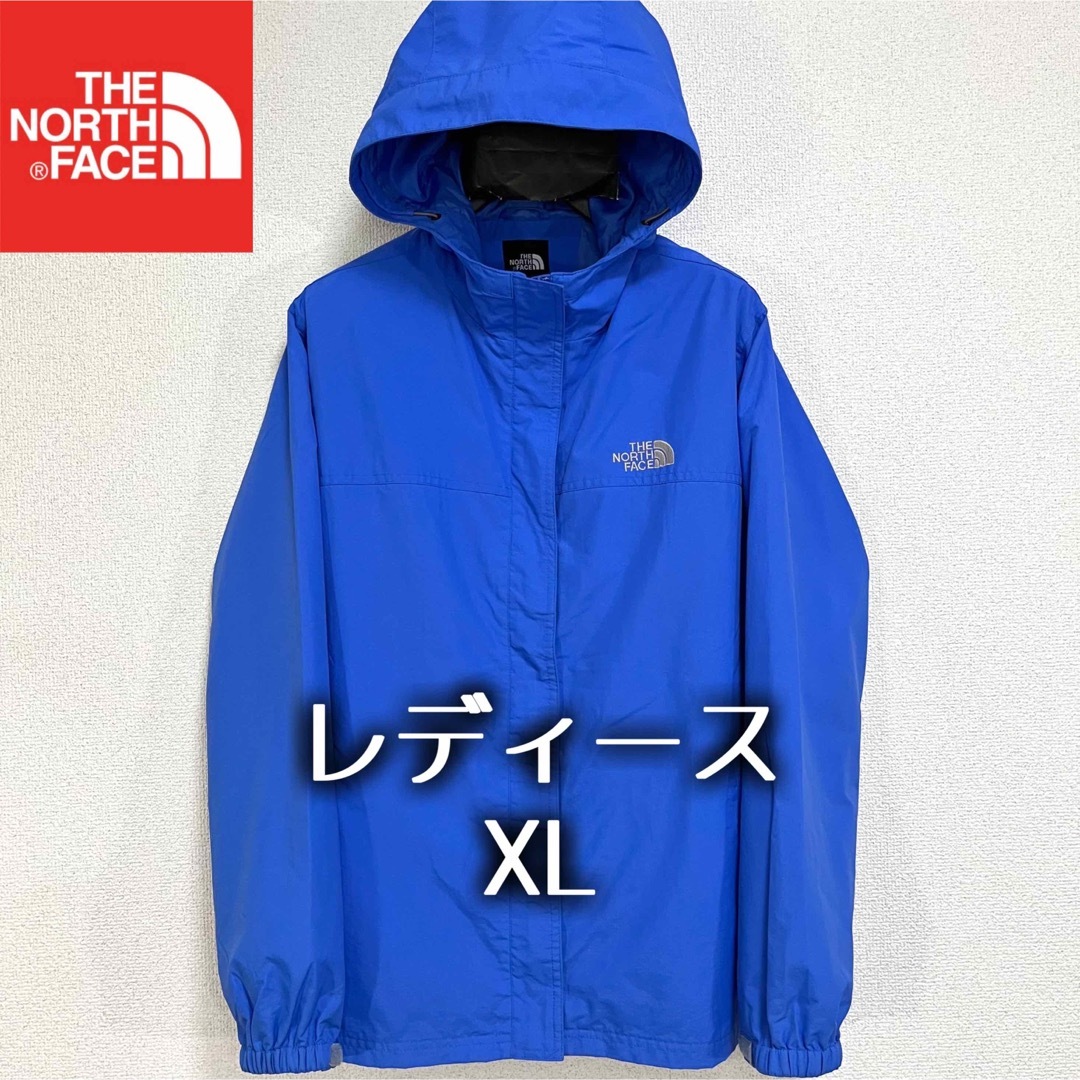 THE NORTH FACE(ザノースフェイス)の人気 THE NORTH FACE マウンテンパーカー レディースXL ロゴ刺繍 レディースのジャケット/アウター(ナイロンジャケット)の商品写真