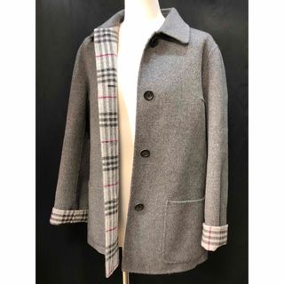 バーバリー(BURBERRY)のBurberry ウール　コート　グレー色系　18682903(その他)