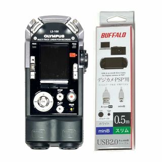 オリンパス(OLYMPUS)の☆美品 オリンパス マルチトラックリニアPCMレコーダー LS-100 ブラック(MTR)