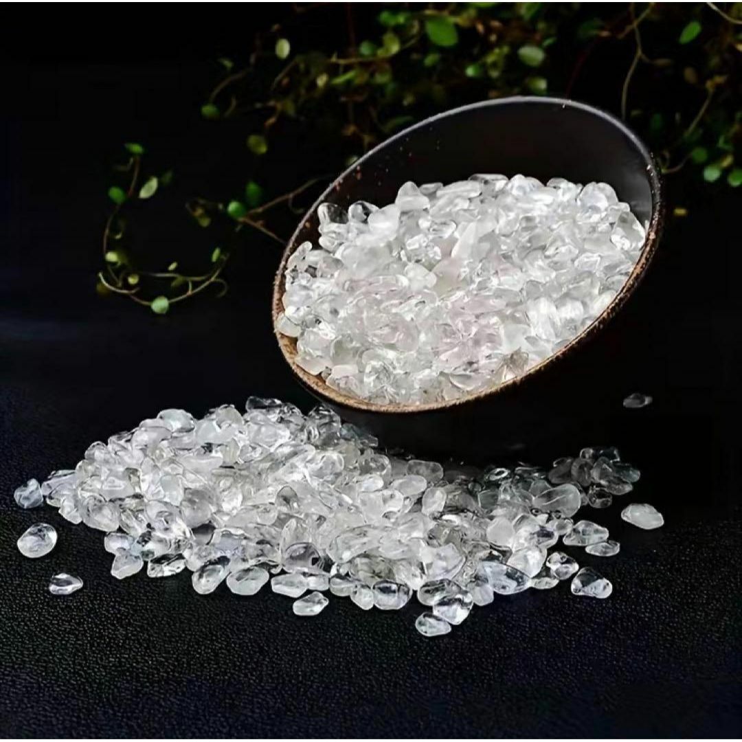 水晶 さざれ石 200g ハンドメイド ブレスレットの浄化に パワーストーン ハンドメイドのアクセサリー(ブレスレット/バングル)の商品写真