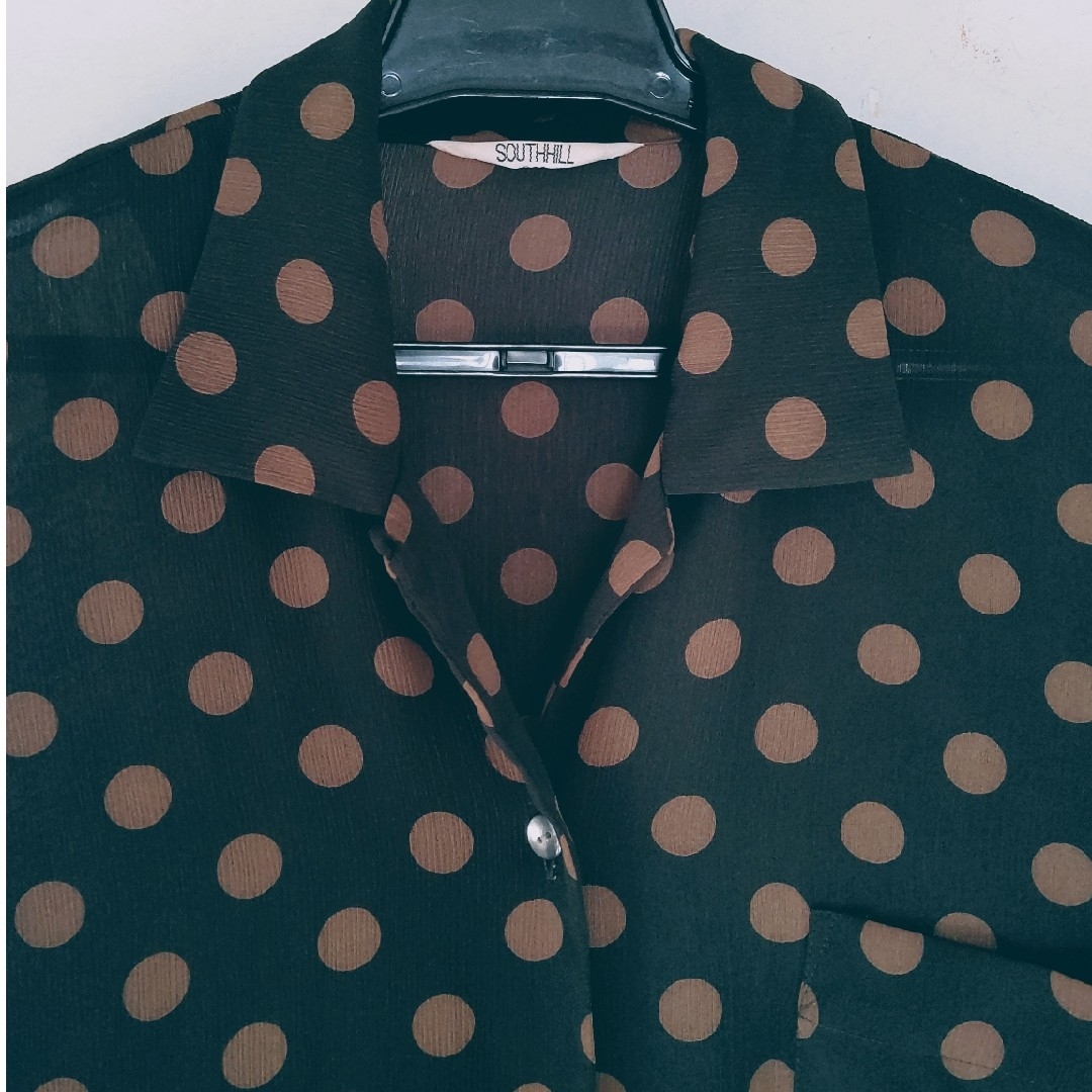 レトロ ブラウスb レディースのトップス(シャツ/ブラウス(半袖/袖なし))の商品写真
