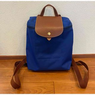 LONGCHAMP - LONG CHAMP   ロンシャン　リュック　プリアージュ　ブルー　青