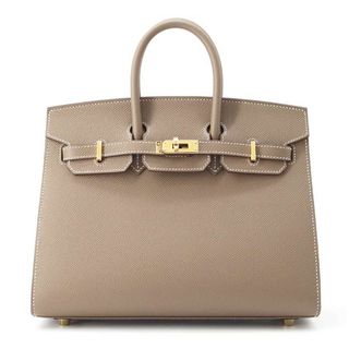 エルメス(Hermes)のエルメス バーキン25 セリエ エトゥープ/ゴールド金具 ヴォーエプソン W刻印 HERMES Birkin ハンドバッグ(ハンドバッグ)