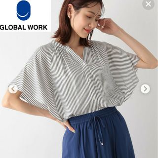 Drawer - Drawer ドゥロワー コットンバックリボンフリルブラウス 36 Drawer - Drawer ドゥロワー コットンバックリボンフリルブラウス 36