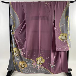 振袖 身丈166cm 裄丈69cm 正絹 美品 名品 【中古】(着物)