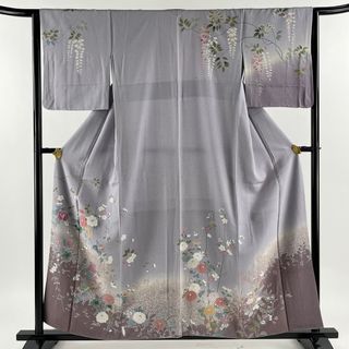 訪問着 身丈157cm 裄丈64cm 正絹 秀品 【中古】(着物)