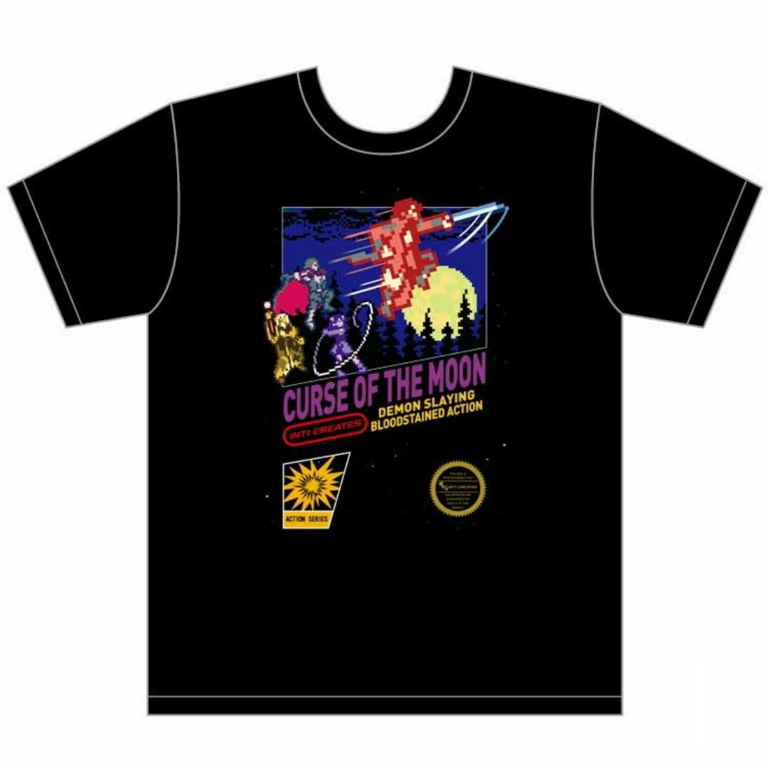 Bloodstained:Curse of the Moon／抽選会特典Tシャツ メンズのトップス(Tシャツ/カットソー(半袖/袖なし))の商品写真