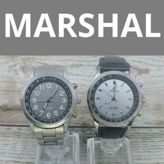 マーシャル(Marshall)の動作品　ペア　MARSHAL　J-AXIS　腕時計　メンズレディース　定価5万円(腕時計(アナログ))