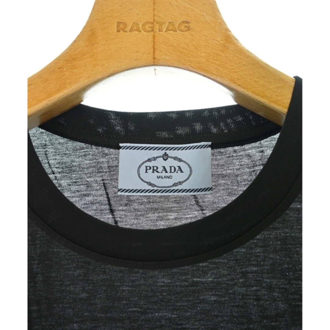 PRADA(プラダ)のPRADA プラダ Tシャツ・カットソー XL 黒 【古着】【中古】 レディースのトップス(カットソー(半袖/袖なし))の商品写真