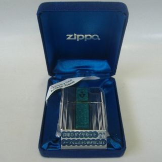 ジッポー(ZIPPO)の【未使用】Zippo アーマー 深彫りダイヤカット マーブルエポキシ研ぎ出し加工(タバコグッズ)