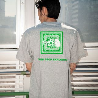 ザノースフェイス(THE NORTH FACE)のTHE NORTH FACE  バンダナスクエアロゴTEE XL(Tシャツ/カットソー(半袖/袖なし))