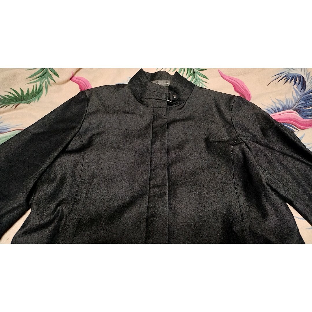 美品♥BOUTIQUE JOCONDE♥スタンドカラージャケット♥黒♥ブラック 美品♥BOUTIQUE JOCONDE♥スタンドカラージャケット♥黒♥ブラック