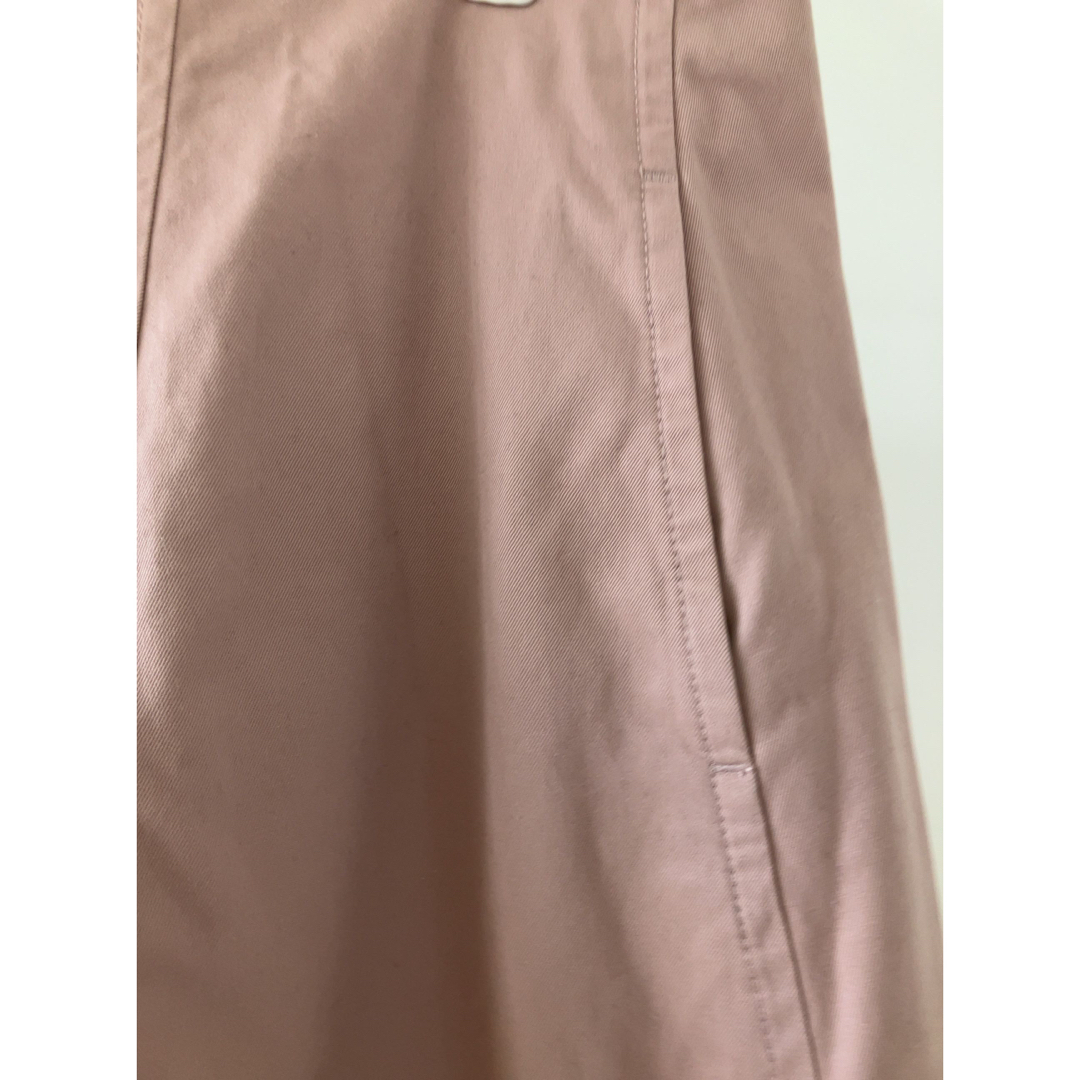 UNIQLO(ユニクロ)の新品タグ付き★ユニクロ　コットンフレアミディスカート　ピンク レディースのスカート(ひざ丈スカート)の商品写真