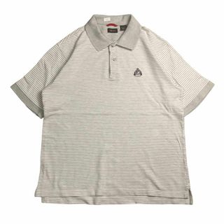 ラコステ(LACOSTE)のIZOD アイゾッド　ポロシャツ　半袖　ゴルフ　ロゴ　刺繍　ボーダー(ポロシャツ)