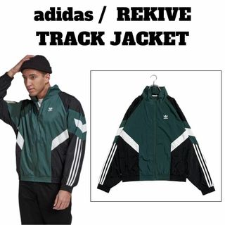 アディダス(adidas)の3088 極美 adidas トラックジャケット REKIVE グリーン L(ジャージ)