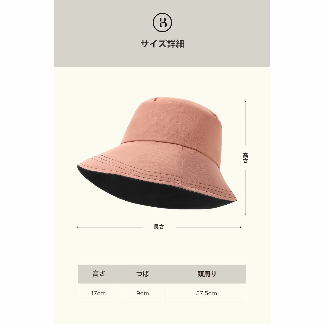 【色: スタイル1-ピンク】[BABEYOND] 帽子 レディース バケットハッ レディースのファッション小物(その他)の商品写真
