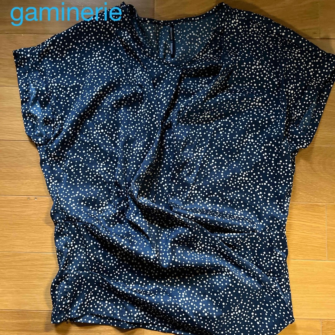 gaminerie(ギャミヌリィ)のgaminerie ギャミヌリィ　カシュクール風　トップス　 レディースのトップス(Tシャツ(半袖/袖なし))の商品写真