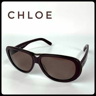 Chloe - Chloe クロエ ティアドロップ サングラス レディース ダークパープル