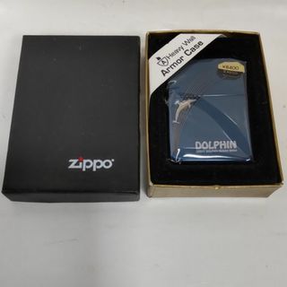 ジッポー(ZIPPO)の【未使用】Zippo ジッポー アーマー ドルフィン ブルー(タバコグッズ)