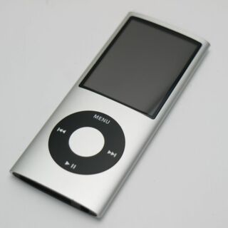 アイポッド(iPod)の超美品 iPOD nano 第4世代 8GB シルバー M777(ポータブルプレーヤー)