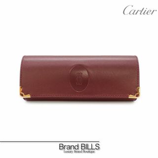 Cartier - 未使用品 カルティエ マストライン メガネケース 眼鏡ケース ボルドー ゴールド金具