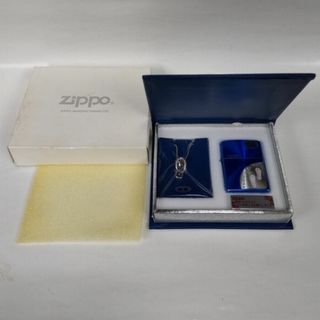 ジッポー(ZIPPO)の【未使用】限定品 Zippo ライター・純銀製ビーチサンダル型ペンダントセット(タバコグッズ)