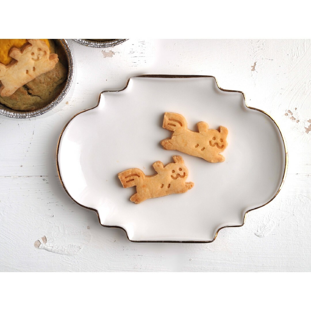 クッキー型　飛行犬ペキニーズ ハンドメイドの生活雑貨(キッチン小物)の商品写真