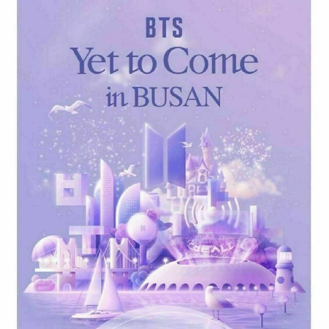 防弾少年団(BTS)(ボウダンショウネンダン)のBTS yet to come 釜山コン Tシャツ Lサイズ レディースのトップス(Tシャツ(半袖/袖なし))の商品写真