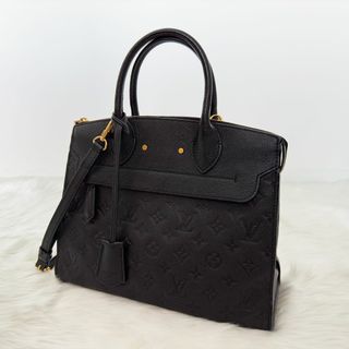 LOUIS VUITTON - 【極美品】ルイヴィトン　アンプラント　ポンヌフMM 2way 黒　ハンドバッグ