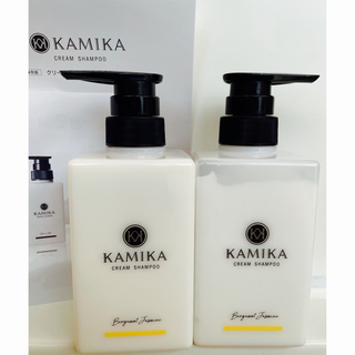 カミカ(KAMIKA)のKAMIKA  クリームシャンプー  ベルガモット ジャスミンの香り(シャンプー)