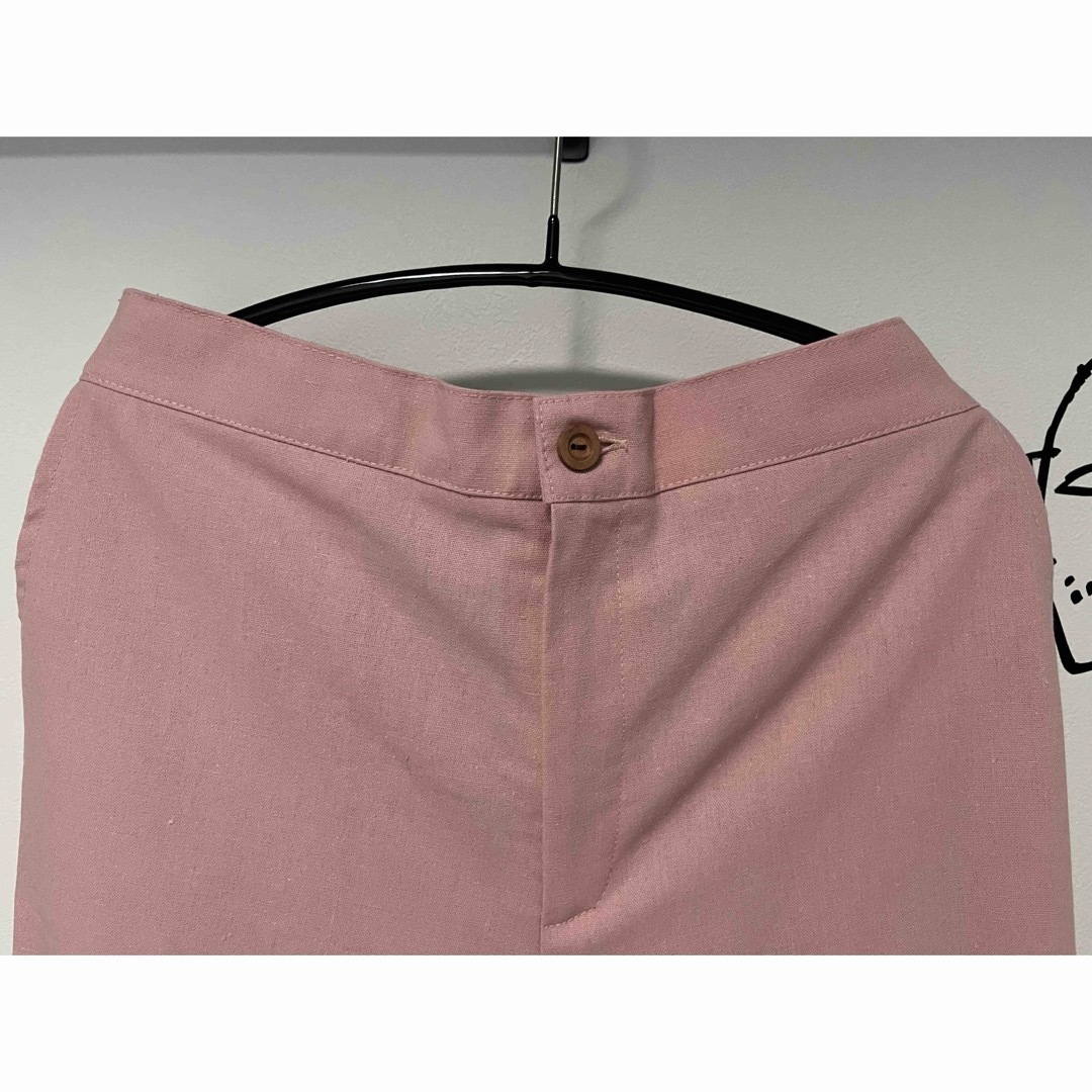 半端丈 ピンク パンツ タイブランド katji レディースのパンツ(カジュアルパンツ)の商品写真