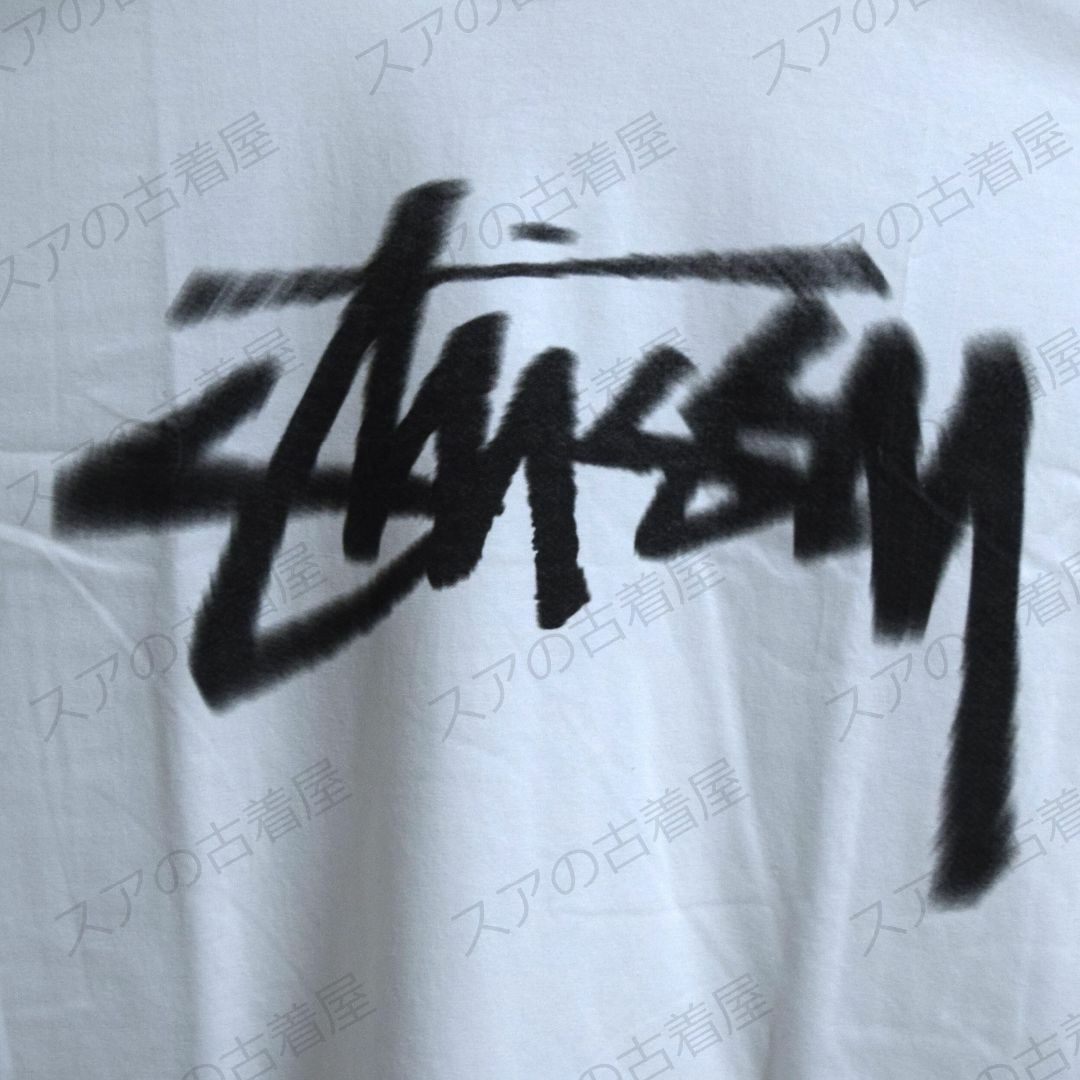 STUSSY(ステューシー)の《ステューシー》正規・新品タグ　DIZZYロゴ　ホワイト　XL　Tシャツ メンズのトップス(Tシャツ/カットソー(半袖/袖なし))の商品写真