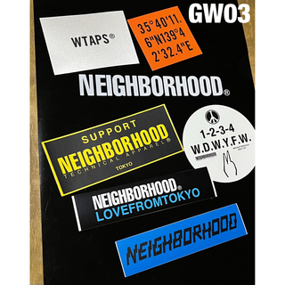 NEIGHBORHOOD・WTAPS Sticker ネイバーフッド ■GW03