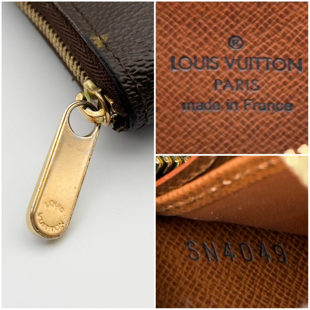 LOUIS VUITTON(ルイヴィトン)の【極美品】ルイヴィトン　モノグラム　ジッピーコインパース レディースのファッション小物(コインケース)の商品写真