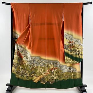 振袖 身丈160.5cm 裄丈67cm 正絹 秀品 【中古】(着物)