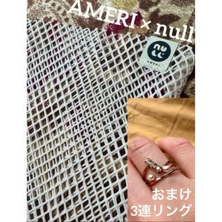 AMERI/null/コラボ/ノベルティ/メッシュバッグ/ポーチ/小物入れ