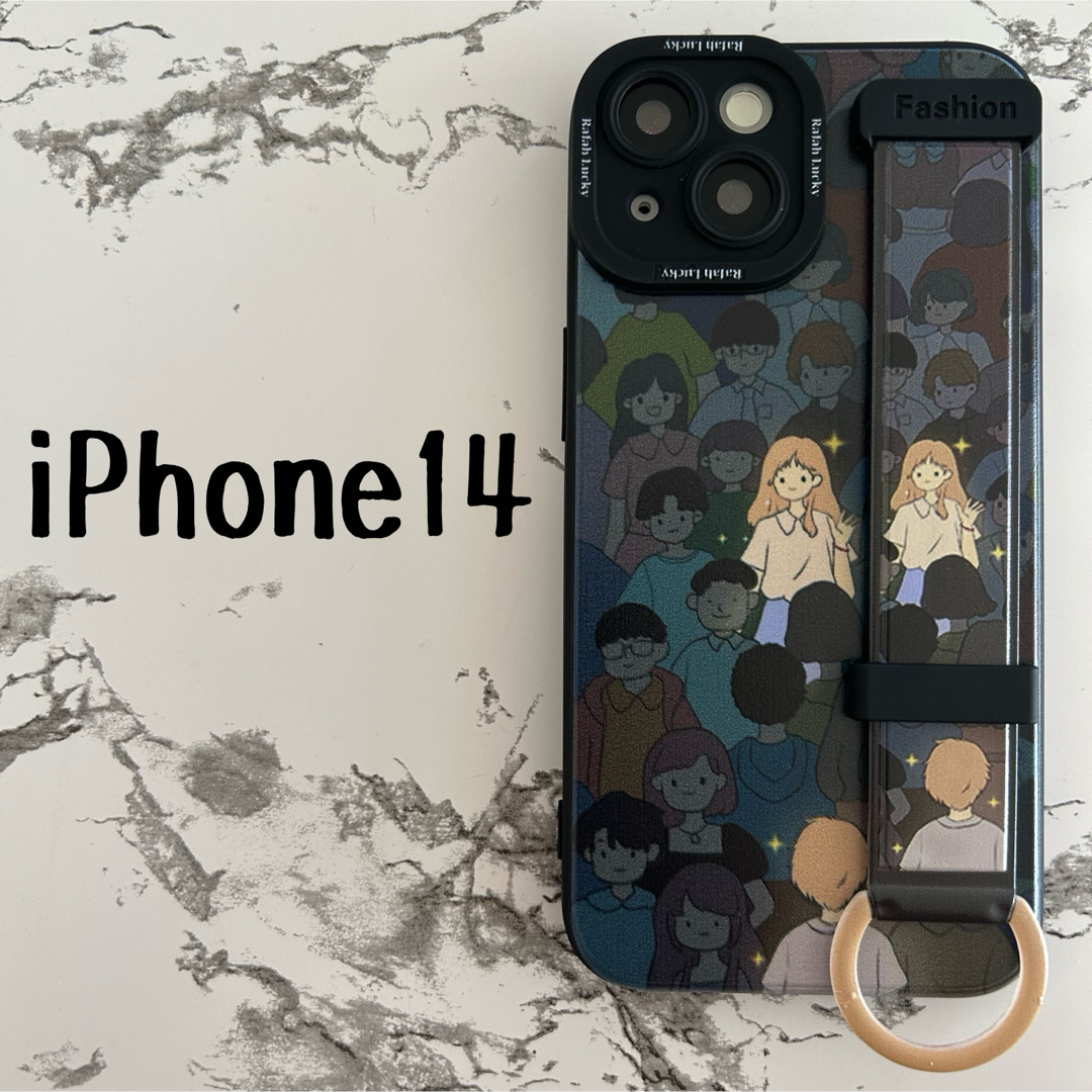 運命の女の子　iPhone14　ケースカバー　落下防止 スマホ/家電/カメラのスマホアクセサリー(iPhoneケース)の商品写真