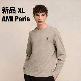 新品 AMI Paris DE COEUR アミパリス ロングスリーブ Tシャツ