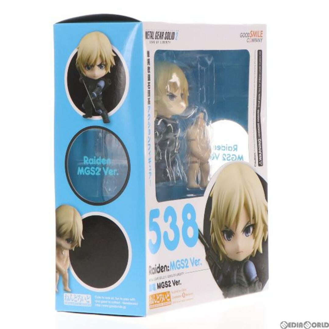 GOOD SMILE COMPANY(グッドスマイルカンパニー)のねんどろいど 538 雷電(ライデン) MGS2 Ver. METAL GEAR SOLID2 SONS OF LIBERTY(メタルギアソリッド2 サンズ・オブ・リバティ) 完成品 可動フィギュア グッドスマイルカンパニー エンタメ/ホビーのフィギュア(ゲームキャラクター)の商品写真