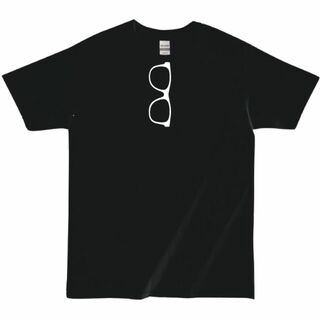 ギルタン(GILDAN)のTW-004おしゃれなオリジナルTシャツ megane めがね サングラス(Tシャツ/カットソー(半袖/袖なし))