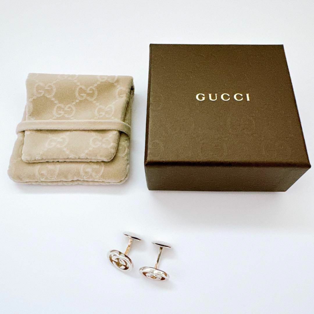 Gucci - グッチ インターロッキングG カフス シルバー925 メンズの通販 