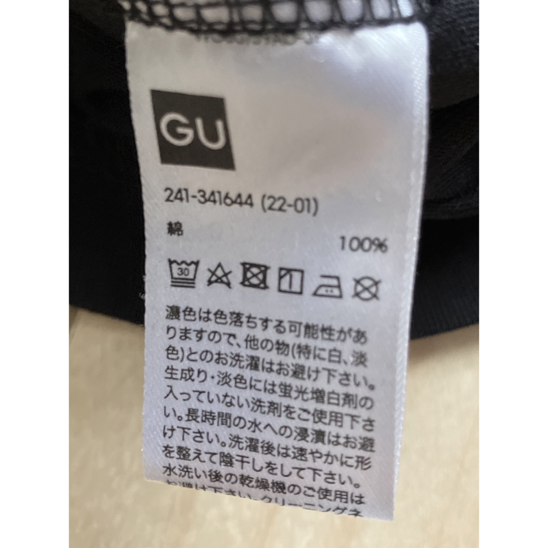 GU(ジーユー)のGU  プリントTシャツ　XS  黒　半袖　 レディースのトップス(Tシャツ(半袖/袖なし))の商品写真