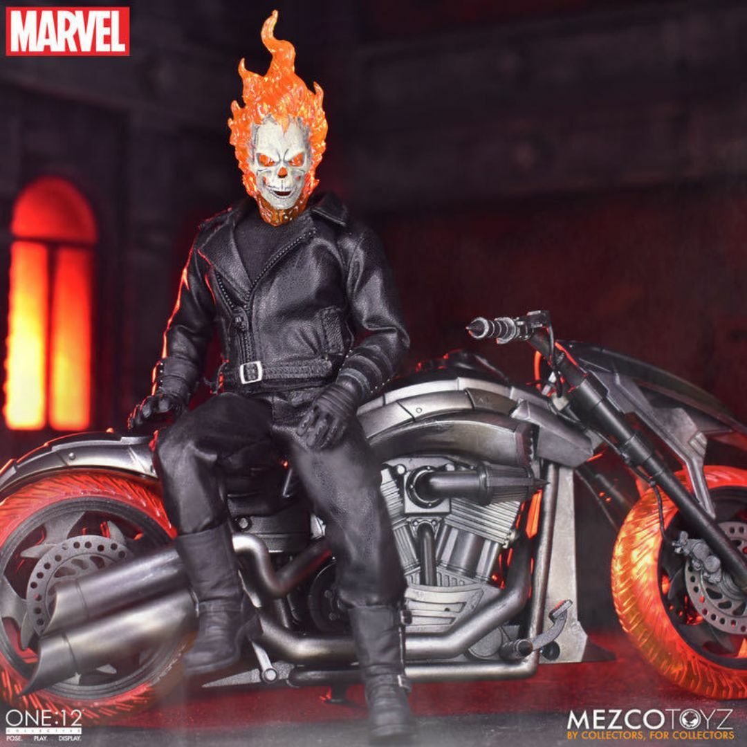 Mezco Toyz One12 ゴーストライダー & ヒルバイク エンタメ/ホビーのフィギュア(その他)の商品写真