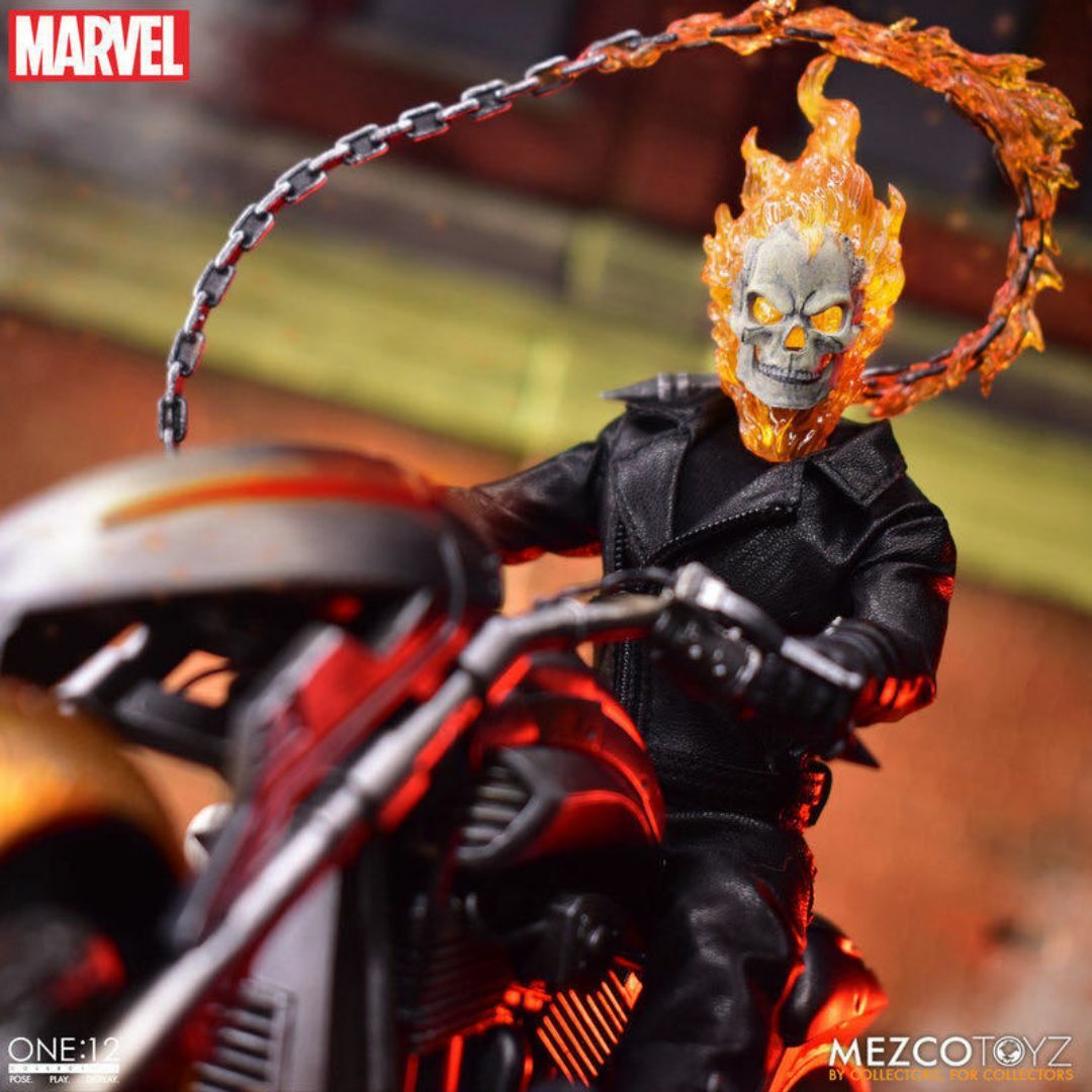 Mezco Toyz One12 ゴーストライダー & ヒルバイク エンタメ/ホビーのフィギュア(その他)の商品写真