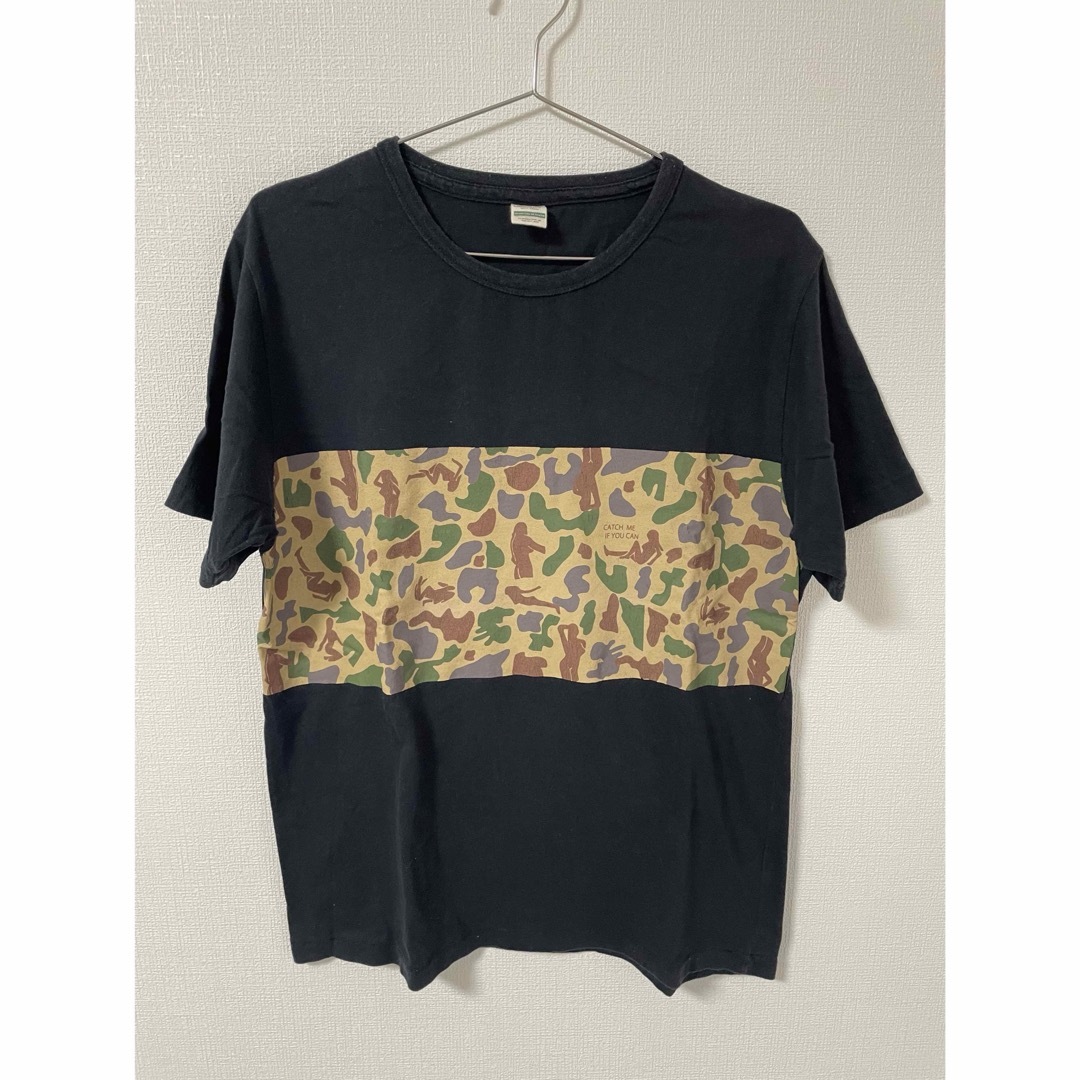 メンズ黒Tシャツ メンズのトップス(Tシャツ/カットソー(半袖/袖なし))の商品写真