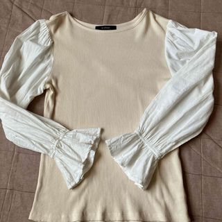 ダブルクローゼット(w closet)のレディース  トップス　フリーサイズ(カットソー(長袖/七分))