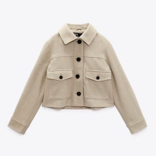 ザラ(ZARA)のザラ　ソフトショートジャケット(ブルゾン)